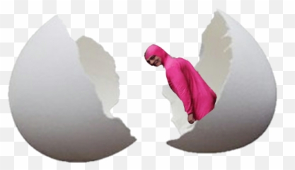 Pink Guy Sticker - Casca De Ovo Emoji,Pink Guy Emoji