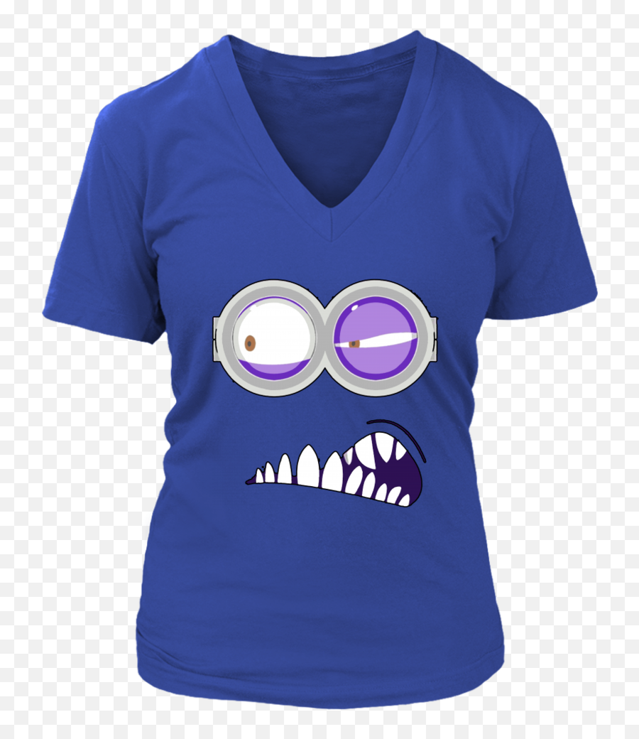 Evil Minion Face Shirt Despicable Me U2013 Tee Cream - Short Sleeve Emoji,Despicable Me Minion Emoticon