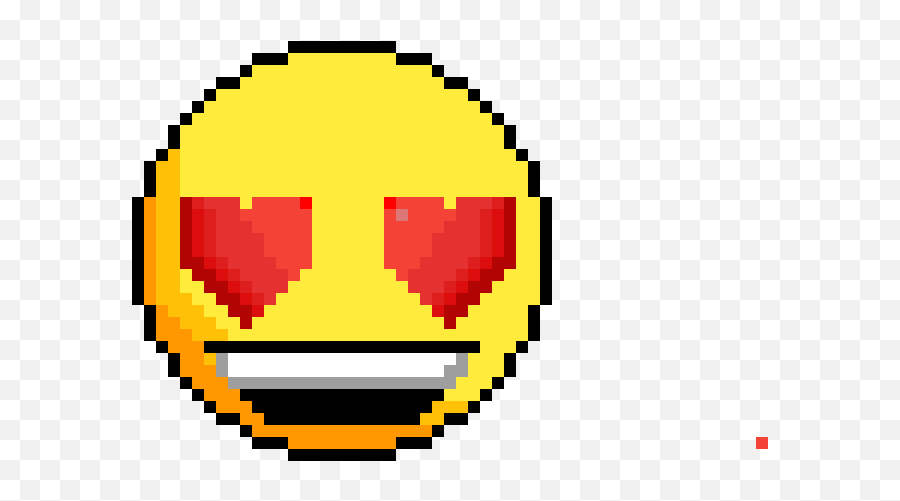 Pixilart - Emoji Heart Eyes By Anonymous Dot,Love Eyes Emoticon