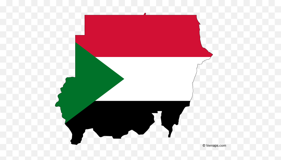 Flag Map Of Sudan - Flag Sudan Map Outline Emoji,Macedonia Flag Emoji
