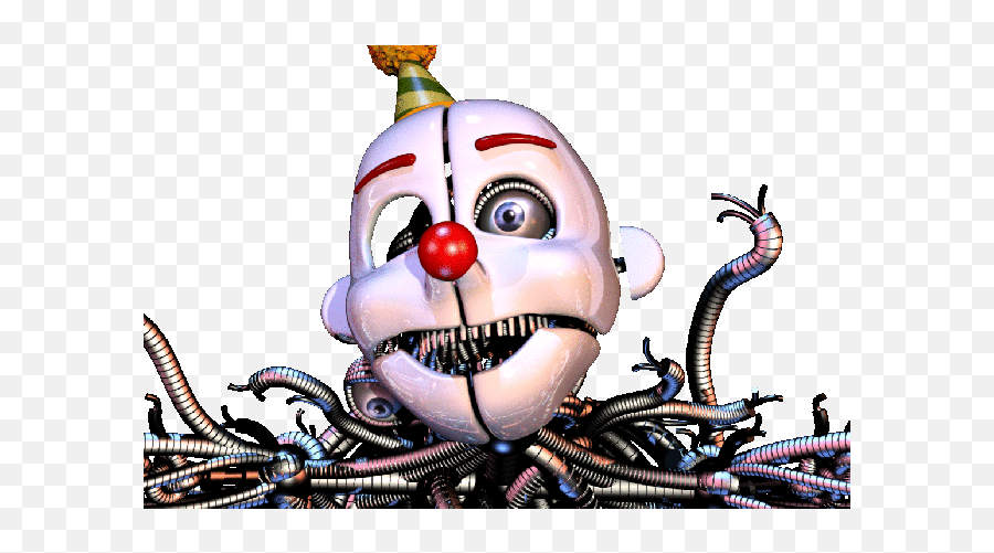 On A Roundabout Tour With Fossett S Circus By Andrei Nico - Circus Baby Pizza World Ennard Emoji,Clown Emoji For Iphone