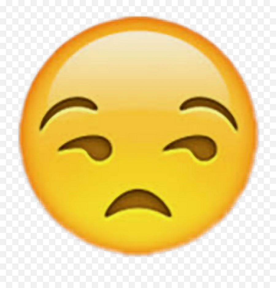 Emoji Clipart Boring - Emoji Meh Whatsapp,Bored Emoji