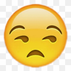 Emoji Clipart Boring - Emoji Meh Whatsapp,Bored Emoji