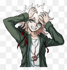 Kajiwoto Ai - Nagito Komaeda Sprites Full Body Emoji,Komaeda Emoji