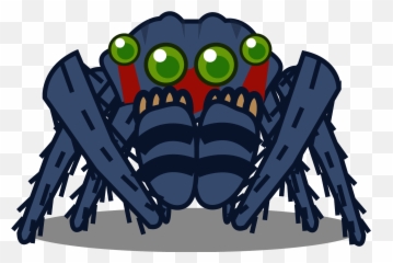Spider Emoji Clipart - Jumping Spider Clipart Png,Spider Emoji