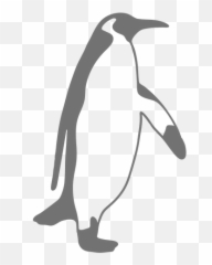 Transparent Png Svg Vector File - Penguin Sillouette White Png Emoji,Pinguino Emoticon Facebook