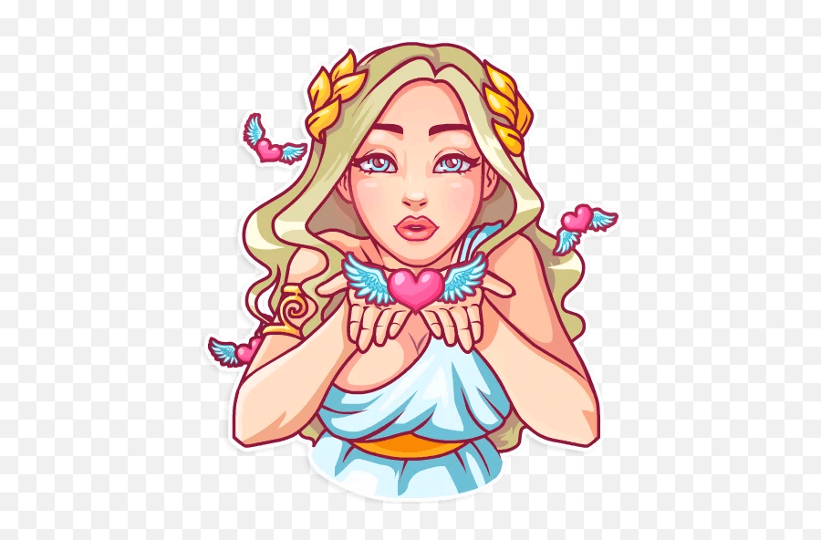 Stickers Set For Telegram - Aphrodite Stickers Emoji,Emoji Pop 114