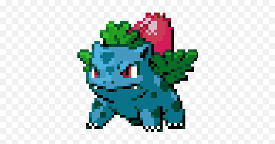 1986 - Ivysaur Pixel Art Png Emoji,Tonberry Emoji