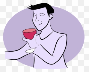 Alcoholcartoondrinkinghumanmale - Free Image From Clip Art For Wine Emoji,No Alcohol Emoji