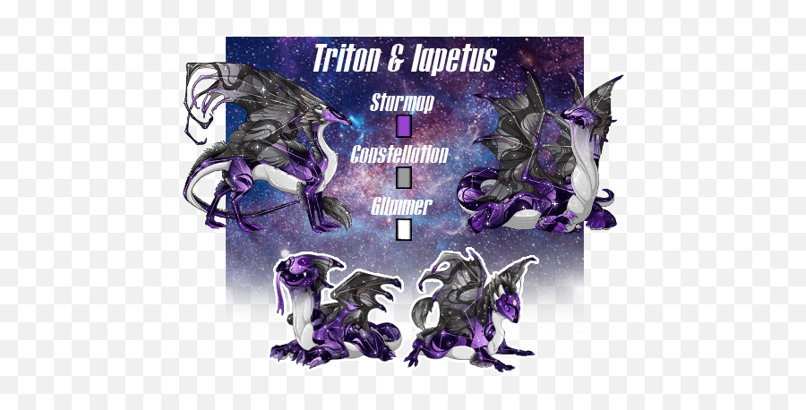 Starcon Asexual Pride Space Ace Dragons For Sale - Mythical Creature Emoji,Ace Flag Emoji