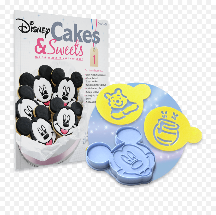 Disney Cakes U0026 Sweets Eaglemoss - Disney Cakes And Sweets Emoji,Emoticon Cookie Cutter