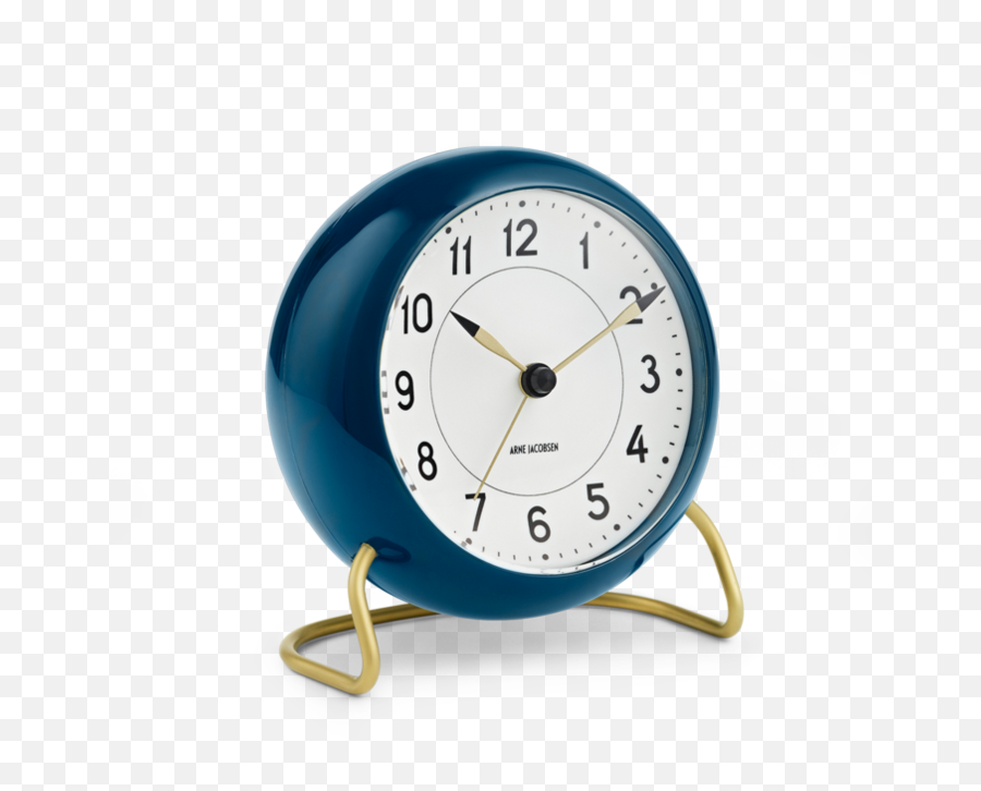 Station Table Alarm Clock Series By Arne Jacobsen U2014 The - Arne Jacobsen Table Clock Blue Emoji,Alarm Clocks For Kids Emojis