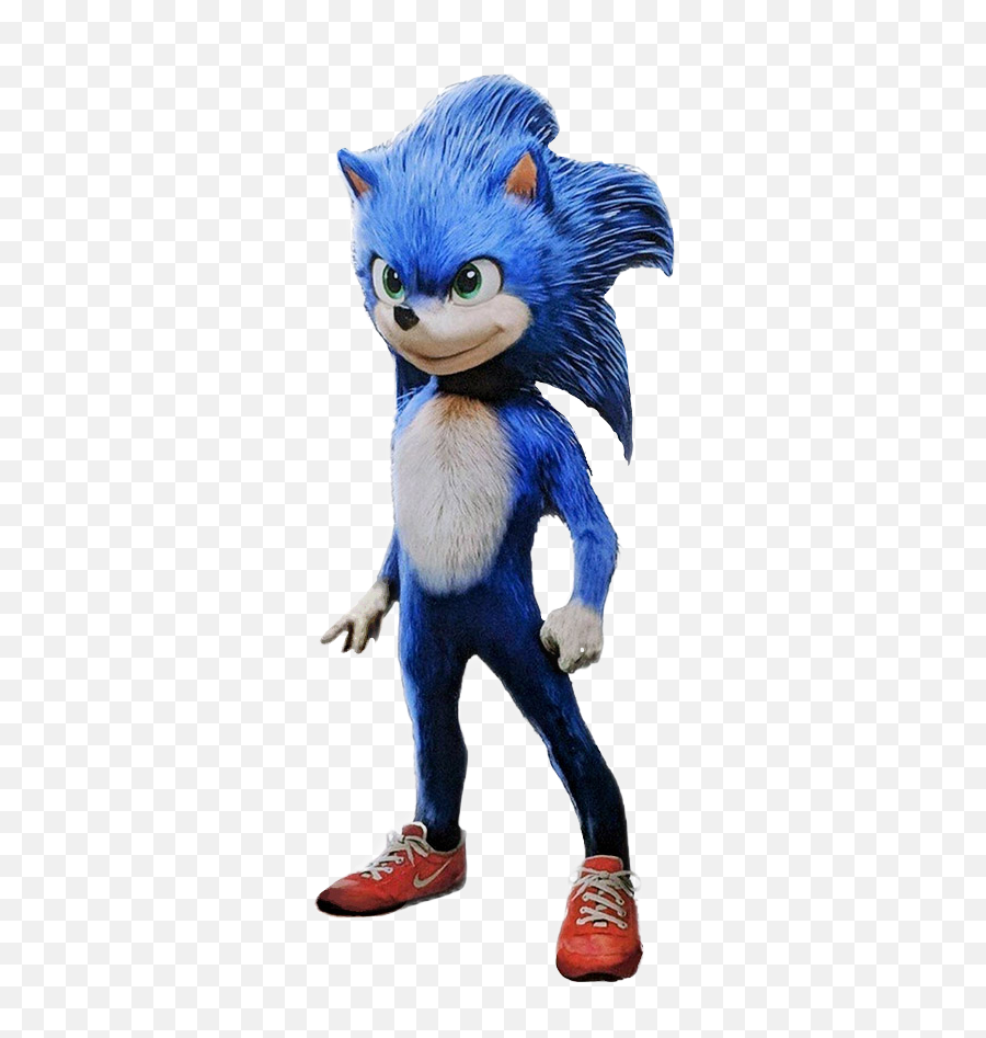 Sanic Sonicmovie Uhh Sticker - Concept Old Sonic Design Emoji,Sanic Emoji