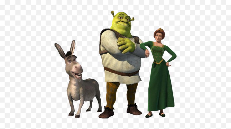 Donkey Shrek Png - Shrek Fiona And Donkey Emoji,Shrek 4 Script In Emoji