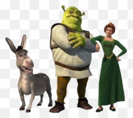 Donkey Shrek Png - Shrek Fiona And Donkey Emoji,Shrek 4 Script In Emoji