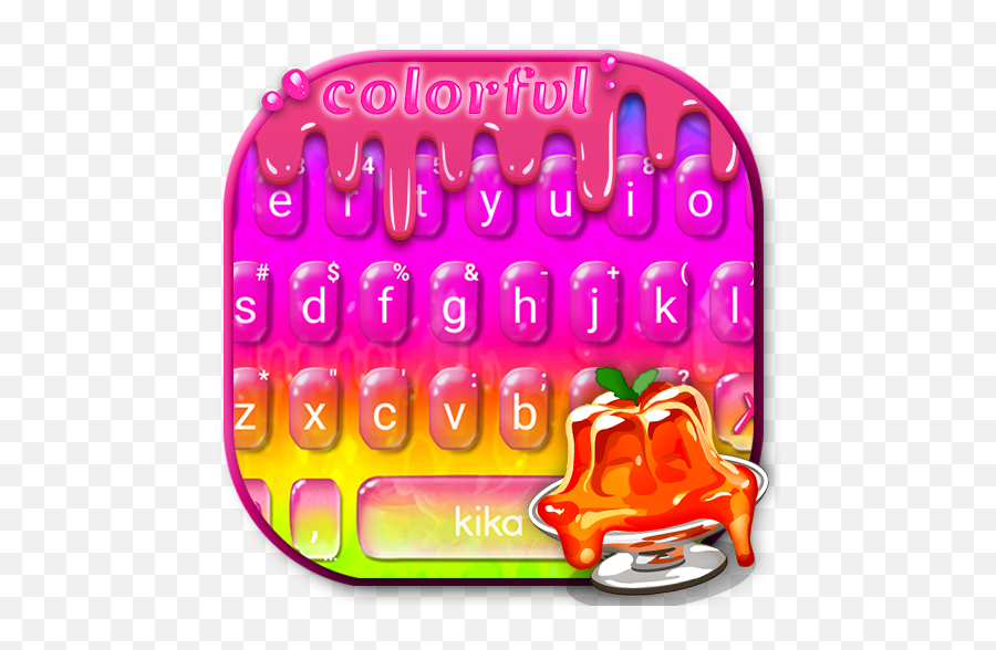 Colorful Jelly Liquid Keyboard Theme U2013 Apps On Google Play - Dot Emoji,Kika Keyboard Sexy Emojis