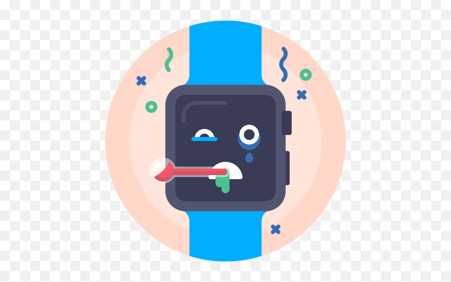 Apple Avatar Illness Sick Watch Free Icon Of Xmas - Smart Device Emoji,Sick Woman Emoticons