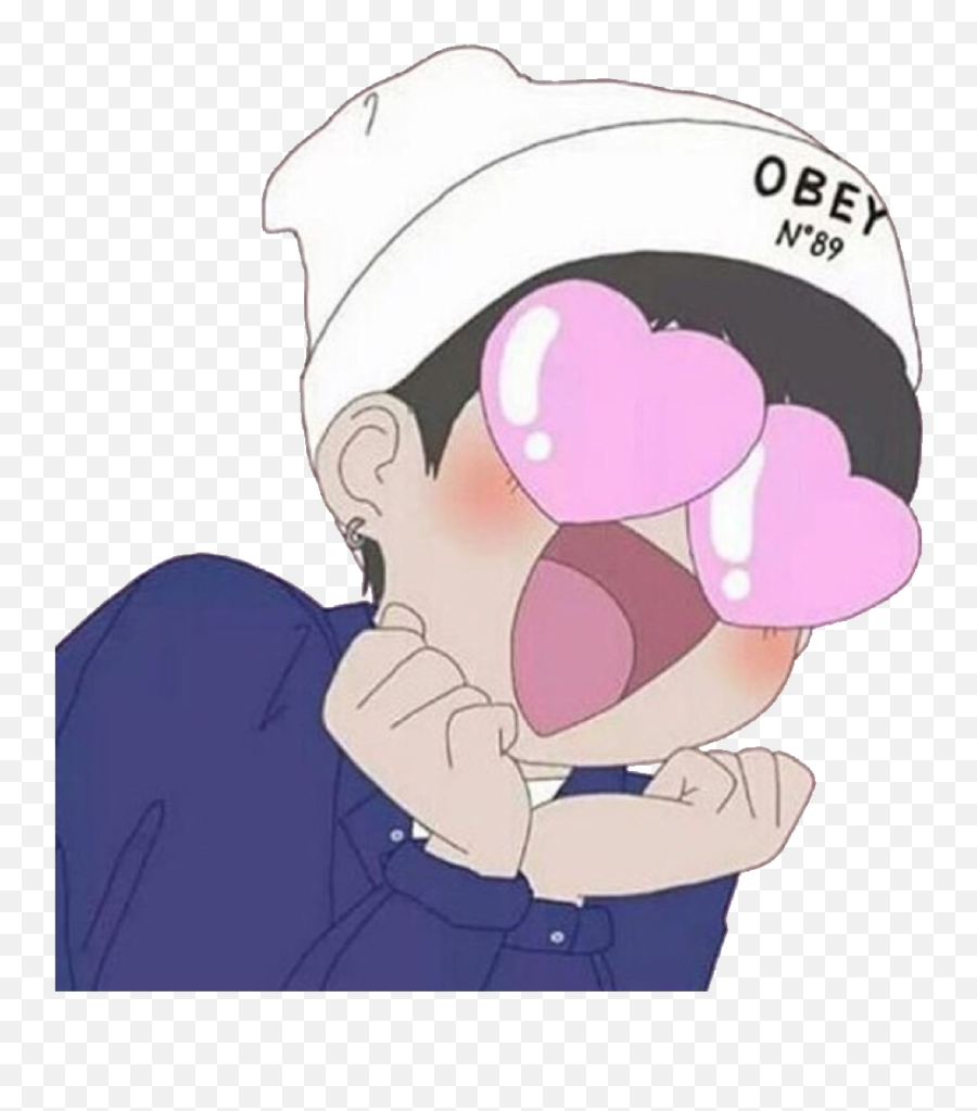 Heart Eyes Anime Transparent Png Image - Anime Heart Eyes Png Emoji,Love Heart Eyes Emoji