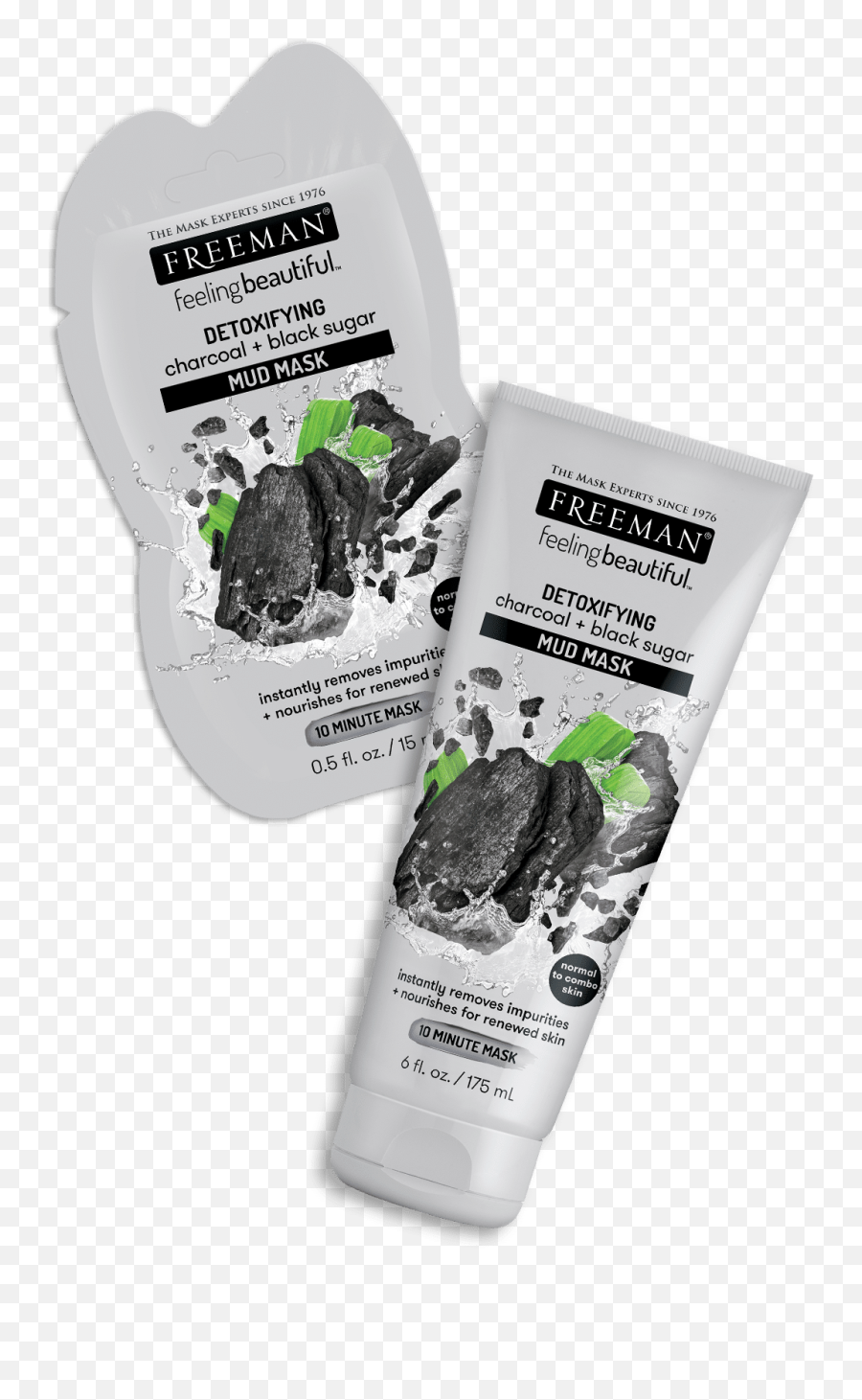 Detoxifying Charcoal Black Sugar - Freeman Mud Mask Emoji,Sugar On Top Emojis