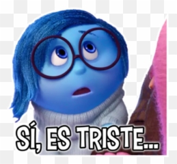 Intensamente Inside - Out By Estrella Aa Stickers Para Triste Sticker De Whatsapp Emoji,Emoticon Triste Con Movimiento
