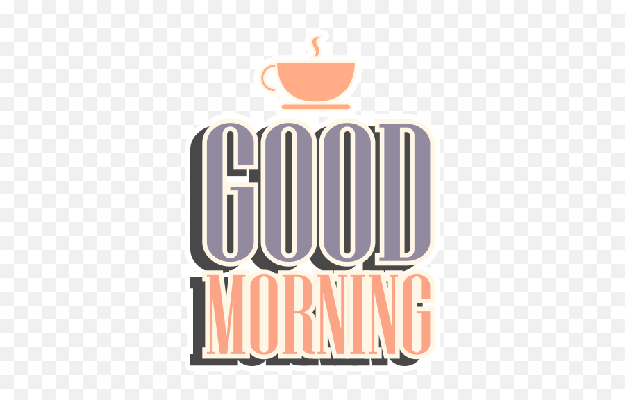 Good Morning 1 By Marcossoft - Sticker Maker For Whatsapp Emoji,Morning Coffee Emoji