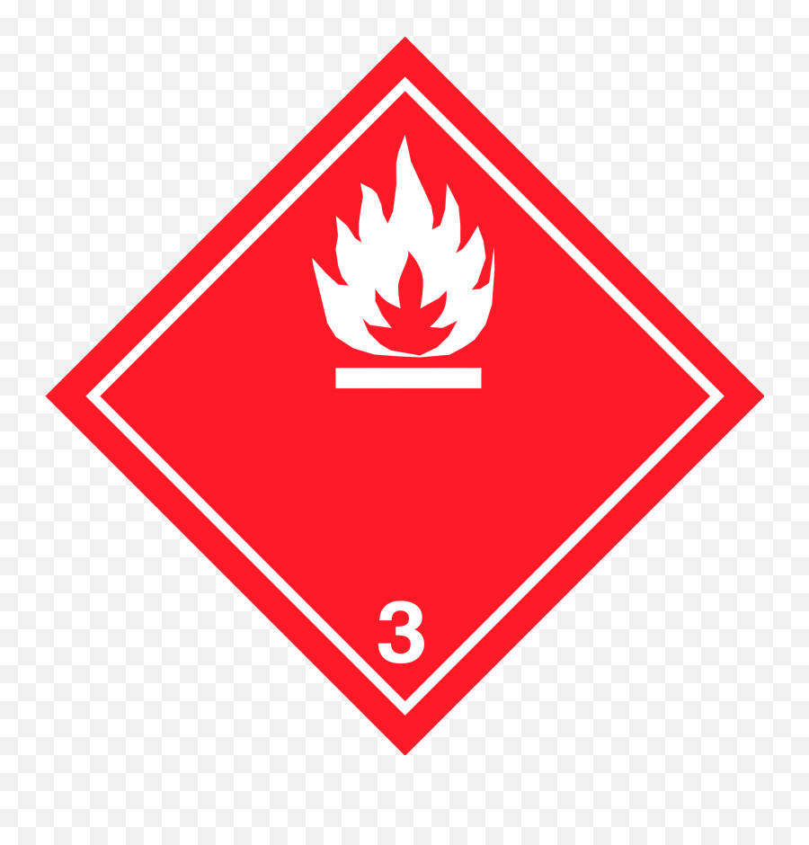What Is Classed As A Class 3 Dangerous Good - Flammable Liquids Emoji,Japanese Flame Emoticon