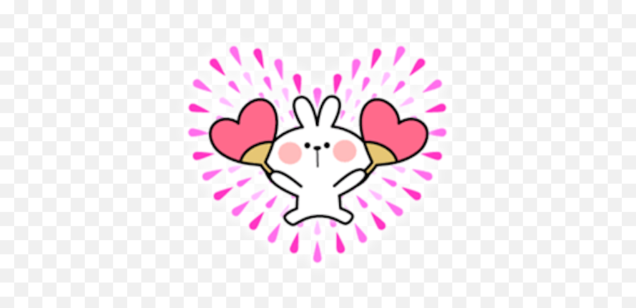 Spoiled Rabbit Summer By Binh Pham Emoji,White Rabbit Emoticon Itunes