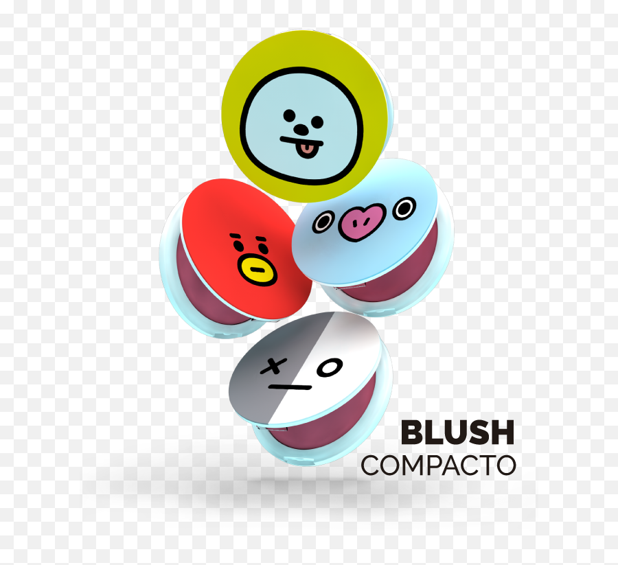 Bush Compacto Marron Chimmy Bt21 - Cor Pure At Heart Emoji,Bt21 Emoticons