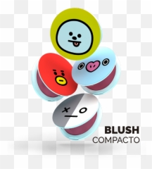 Bush Compacto Marron Chimmy Bt21 - Cor Pure At Heart Emoji,Bt21 Emoticons