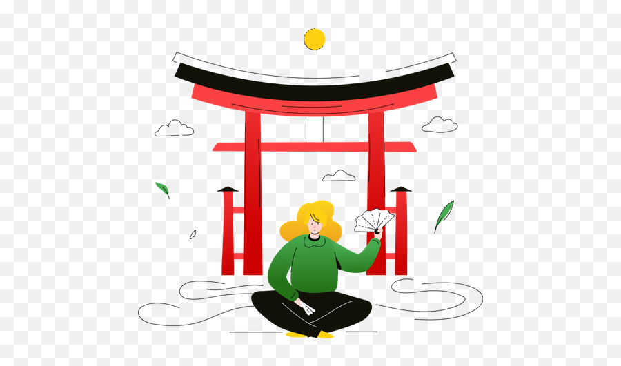 Premium Shinto 3d Illustration Download In Png Obj Or Blend Emoji,Bird Emoji I Can Copy Hinto Text