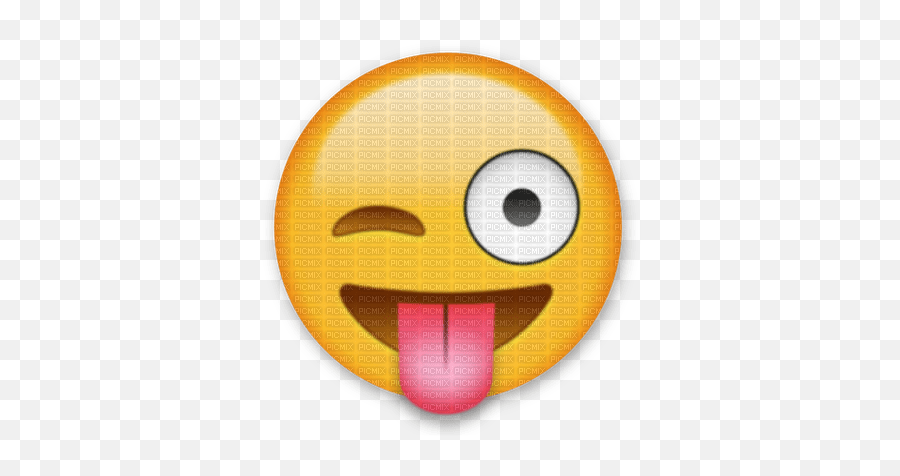 Emoji Drole - Picmix Winking Tongue Out Emoji Png,Belle Emoji