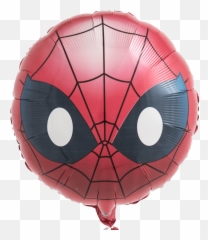 Spider Man Emoji Helium Filled Balloon - Spider Man Emoji,Spider Emoji