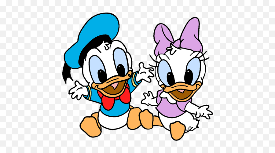 Miki Y Mini Para Pintar - Baby Donald And Daisy Duck Emoji,Emoticon Chiflando