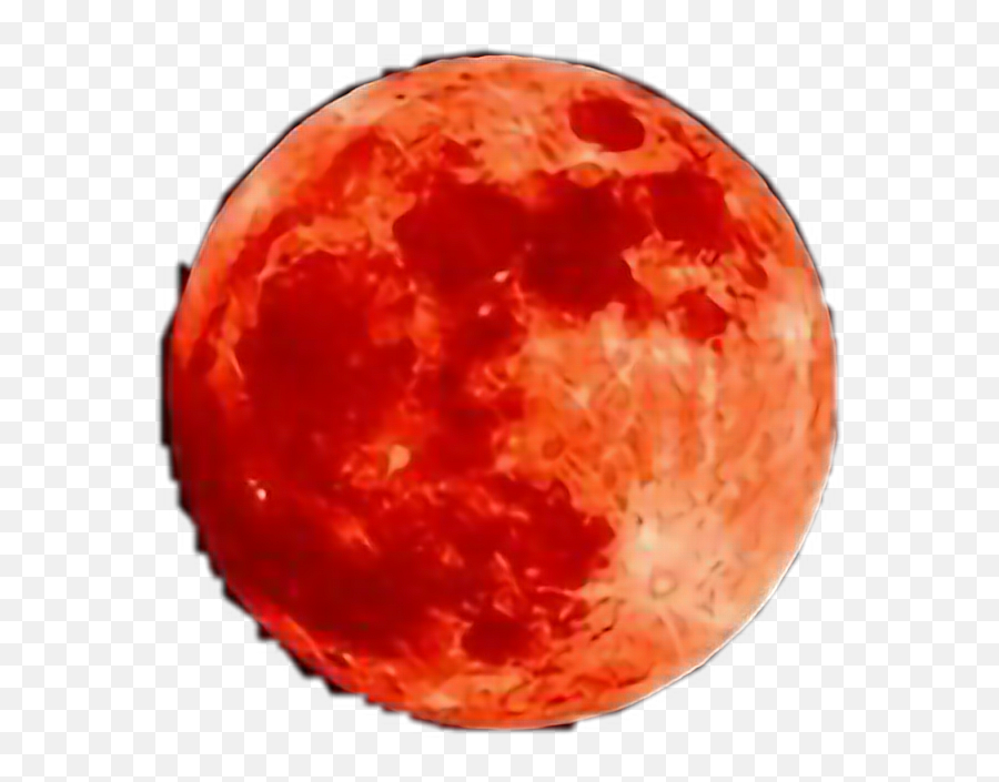 Bloodmoon Lunar Red Moon Sticker - Moon Wallpaper Aesthetic Blue Emoji,Blood Moon Emoji