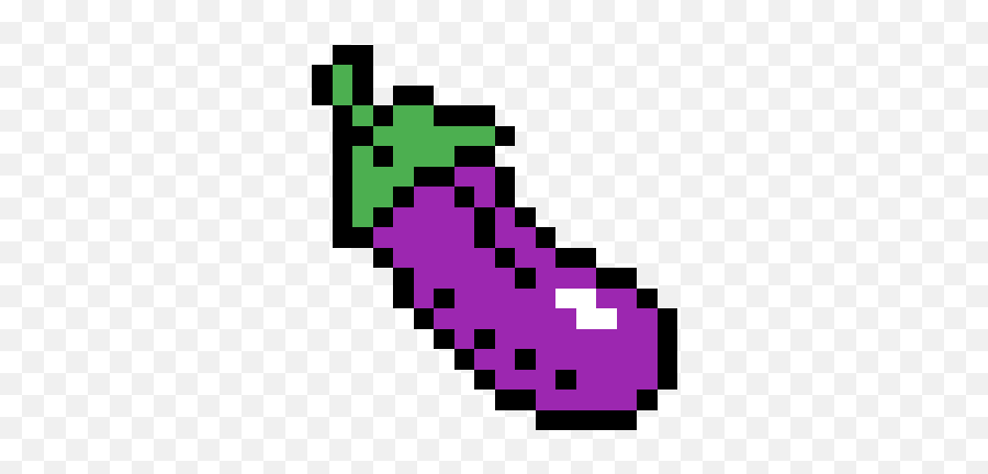 Pixilart - Emojis By Nastyfox Eggplant Pixel Art,What Is The Eggplant Emoji