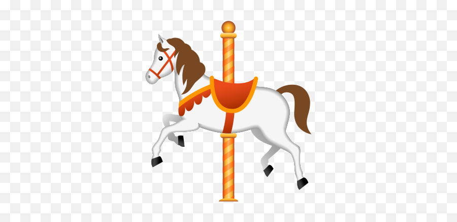 Carousel Horse Icon - Carousel Horse Emoji,Horse Emoticon Svg Free