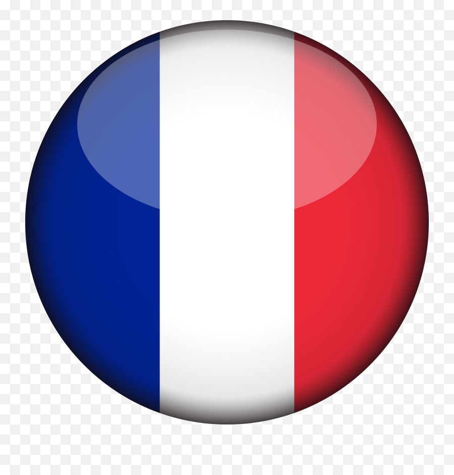 France Flag Round Emoji,French Flag Emoji