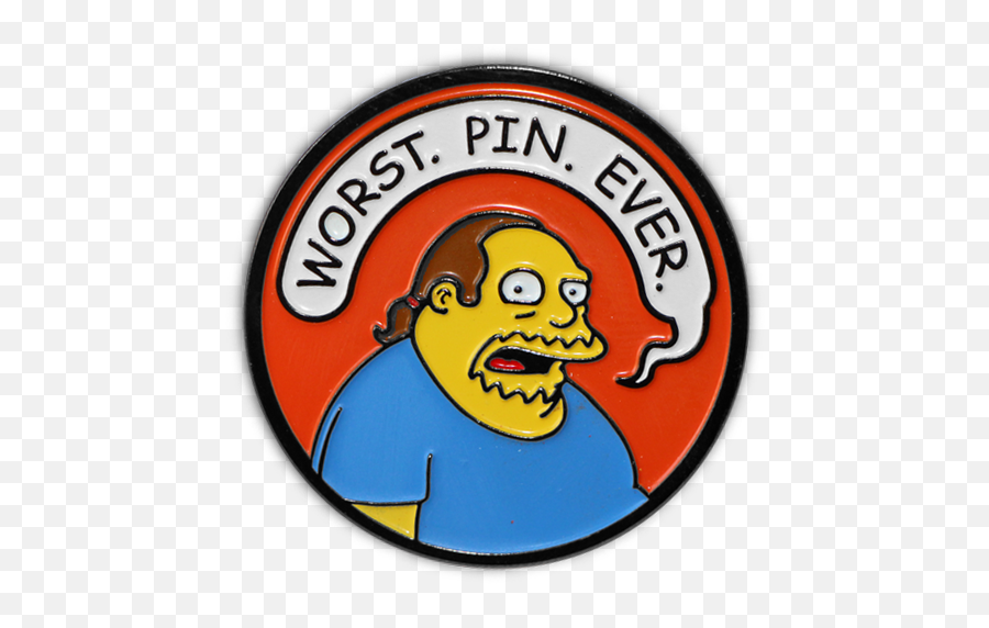 Worst Pin Ever Enamel Pin - Worst Pin Emoji,Sarcastic Japanese Emoticons