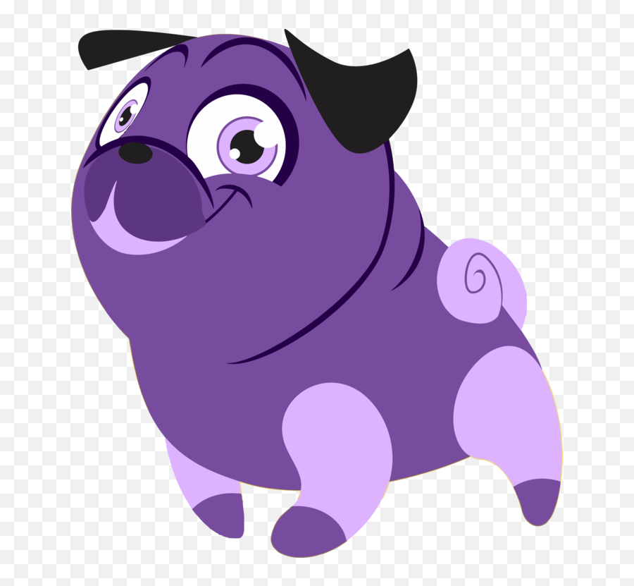 Toy Dogpugpurple - Purple Dog Cartoon Png Clipart Full Purple Dog Clipart Emoji,Emoji Dog Toy