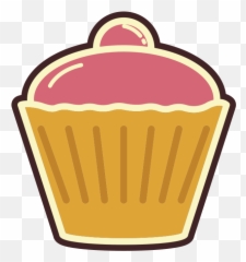 Cupcake Clipart Free Svg File - Png Emoji,How To Make Emoji Cupcakes