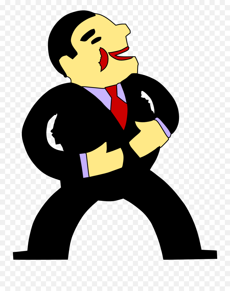 Tuxedo Happy Laughing Drawing Free Image Download - Laughing Man Clipart Emoji,Laughing Emotion Real Person