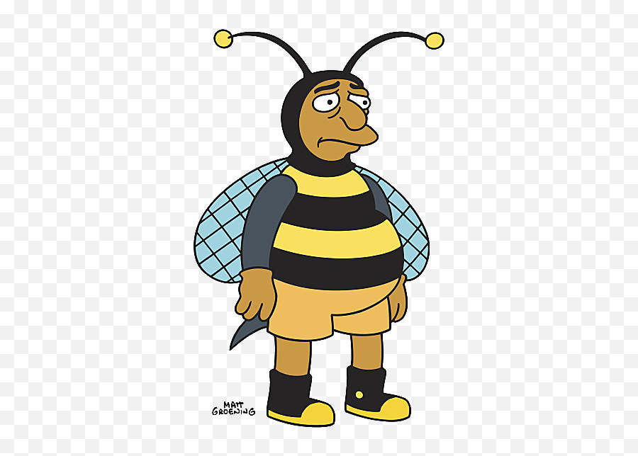 Prussia Clipart Bee - Bumble Bee Man Full Size Png Simpsons Bumblebee Man Emoji,Bee Emoticon Andorid