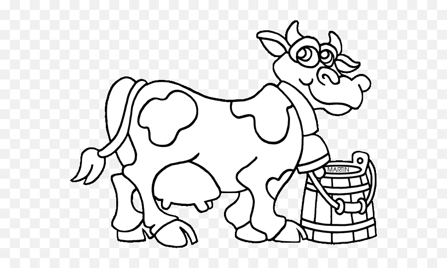 White Cow Coloring Pages Dairy Cows - Cow Milk Clipart Png Emoji,Longhorn Cattle Emoji Sign