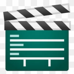Clapper Board Emoji Clipart - Icon Film Clapperboard Png,Emoji Movie Google Free