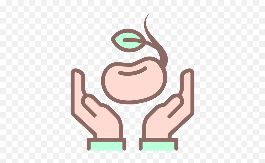 Hands Holding Sprout - Transparent Png U0026 Svg Vector File Reliable Service Icon Emoji,Sprout Emoji