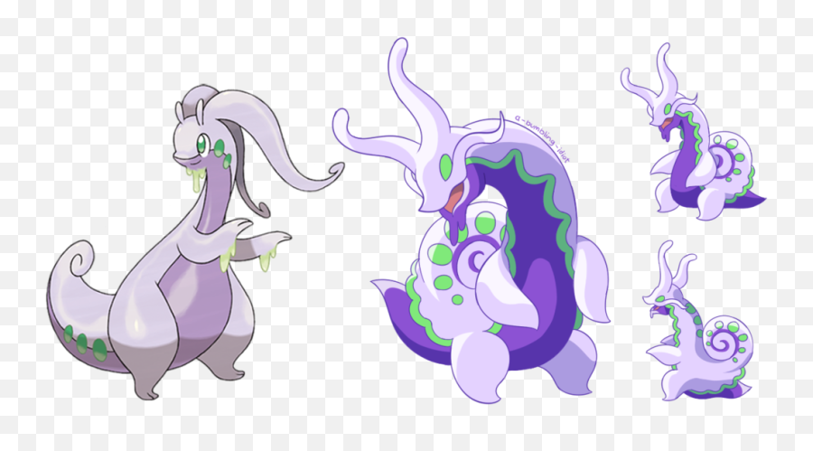 Pseudo Legendary Pokemon 6 Emoji,Goomy Emoticon