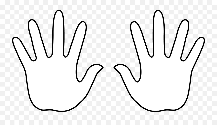 Cool Cartoon Hand Png Images - Hands Clipart Black And White Emoji,Awesome Emoji Wallpapers