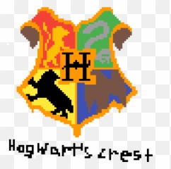 Hogwarts Crest - Pixel Art Harry Potter Hogwarts Emoji,Hufflepuff 