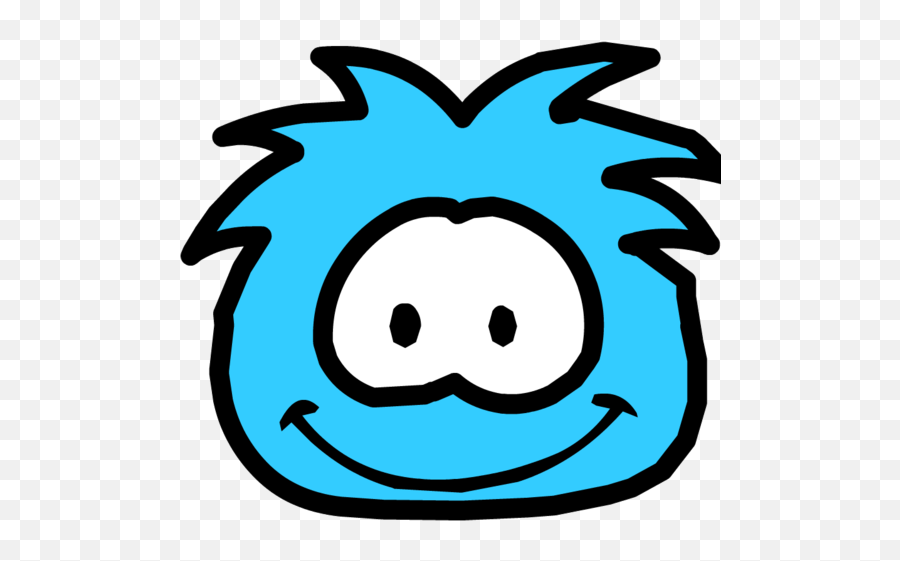 Puffle Emote - Emojis Club Penguin Png,Cute Penguin Emoticon