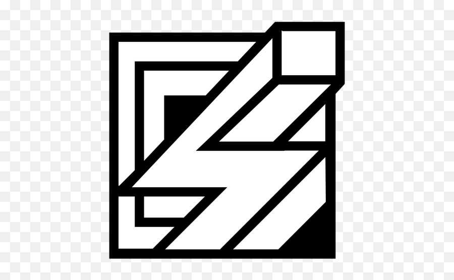 3d Bolt Square Abstract Logo - Dot Emoji,Blue Box With White Lightning Bolt Emoji